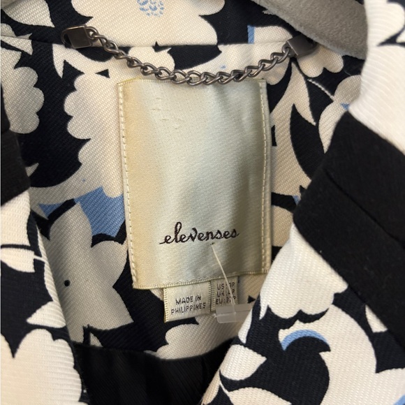 Anthropologie Elevenses. Florilege Coat, Floral, Vibrant Colors 0P - Picture 3 of 4